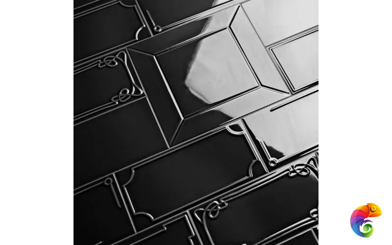 Керамическая плитка Etruria Design Art Deco Vectorframe A Dark 1° Scelta 12,5x25