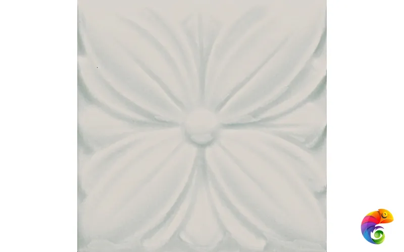 Вставка Ceramiche Grazia Melange Tozzetto Alloro Grey 6,5x6,5