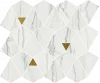 Italon Керамогранитная мозаика Charme Advance Mosaico Platinum Vertex 25,8x30