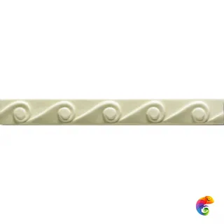 Бордюр Ceramiche Grazia Essenze Onda Felce Craquele 3x26