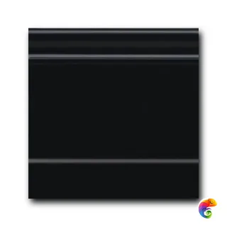 Керамическая плитка Ceramiche Grazia Black Zoccolo Luc 20x20