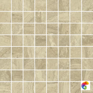 Italon Керамогранитная мозаика Charme Advance Mosaico Travertino 29,2x29,2 Lux