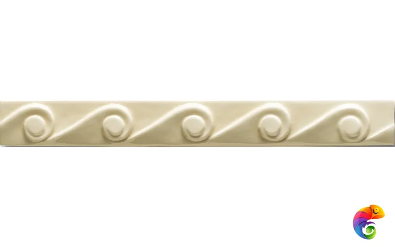 Бордюр Ceramiche Grazia Essenze Onda Gelsomino 3x26