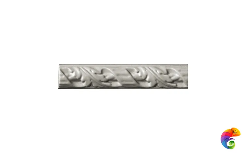 Бордюр Ceramiche Grazia Amarcord Fregio M Fumo Matt 4x20