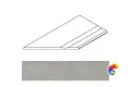 Italon Бордюр из керамогранита Avantgarde Silver Bordo 30x120 Svasato Round Sx