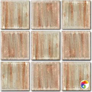 Rose Mosaic Стеклянная мозаика 2x2 G03(5) сетка 322x322