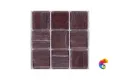 Стеклянная мозаика с авантюрином Trend Brillante Opale 227 на бумаге Luc 2x2