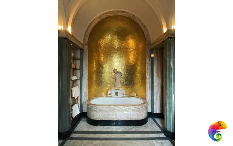 Мозаика из золота Trend Gold Veneziano,  24 карата, кракле, состаренное, размер чипа 20x20x10мм