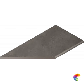Italon Керамогранитный бортик Millennium X2 Bordo Round SX Black 30x60 Nat