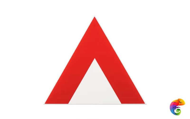 Керамическая плитка Petracers Triangolo Pinco Rosso Su Bianco 17x17