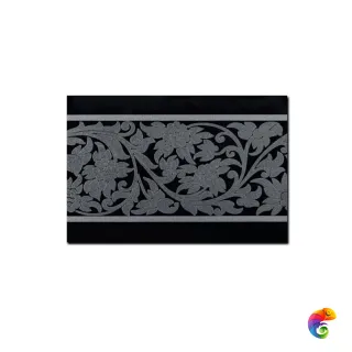Керамическая плитка Petrachers Gran Gala Listello Mary Nero 21x31,5