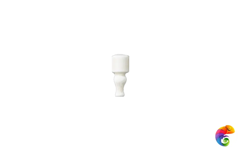 Бордюр Ceramiche Grazia Maison Angolo Finale Blanc Craquele 2x6,5