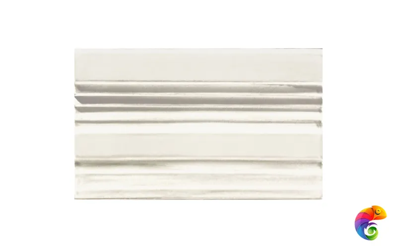 Бордюр Ceramiche Grazia Epoque Terminale Pitti Bianco Craquele 12x20