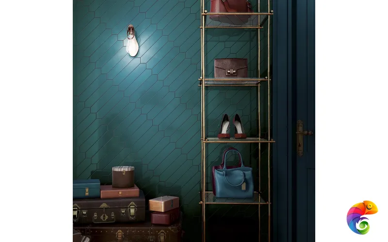 Керамическая плитка Equipe Arrow Blue Canard Luc 5x25