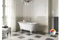 Бордюр Ceramiche Grazia Epoque Terminale Pitti Bianco Craquele 12x20