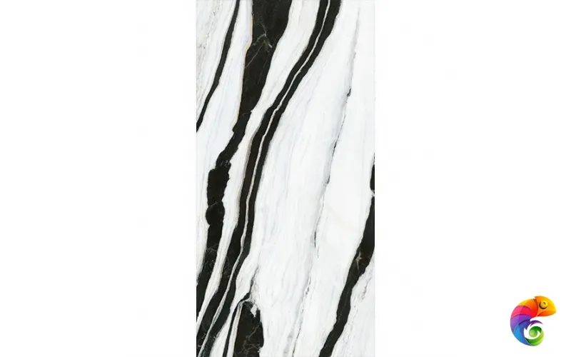 Керамогранит Infinity Marble Panda White Lucido Bookmatch 160x320x6