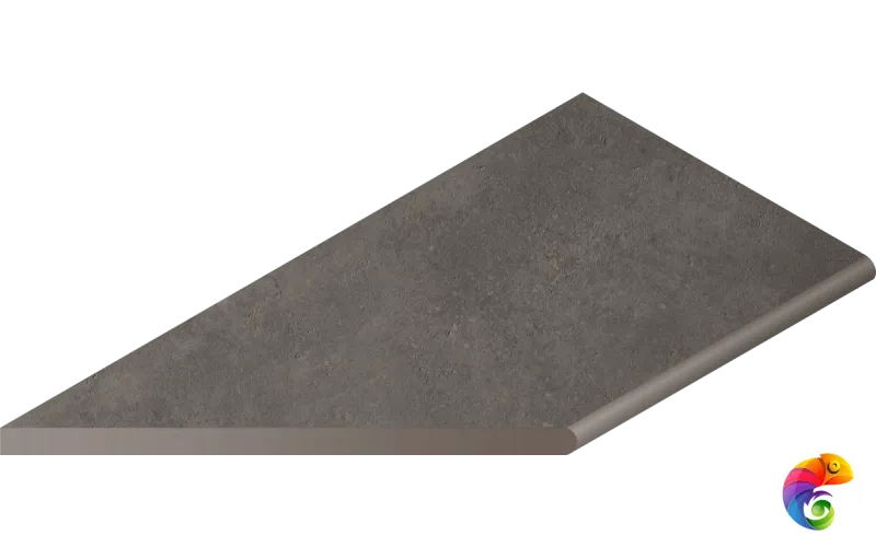 Italon Керамогранитный бортик Millennium X2 Bordo Round SX Black 30x60 Nat