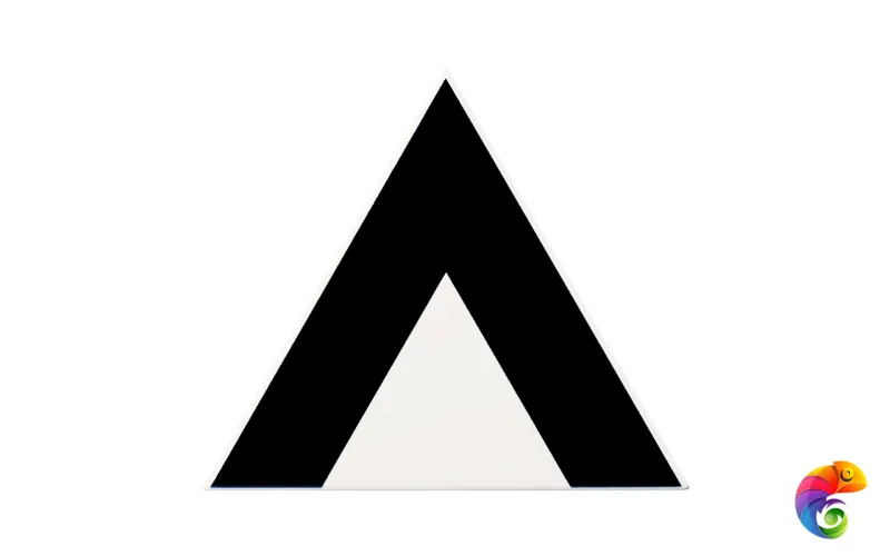 Керамическая плитка Petracers Triangolo Pinco Nero Su Bianco 17x17