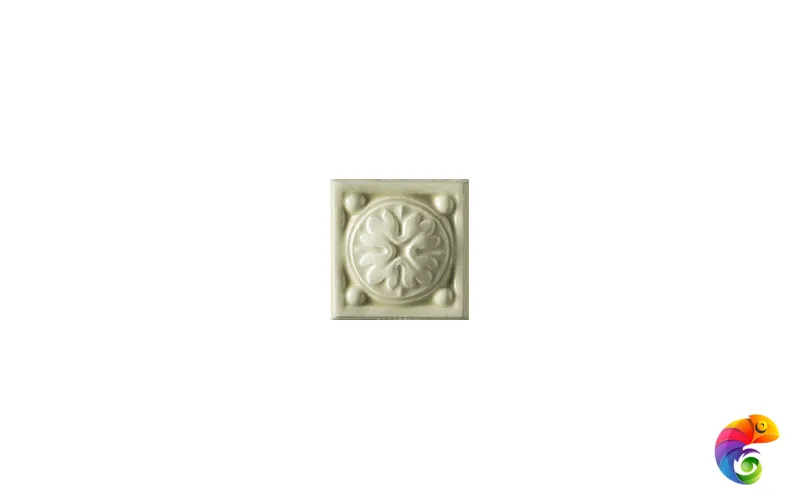 Вставка Ceramiche Grazia Essenze Voluta Tozzetto Felce Craquele 6x6