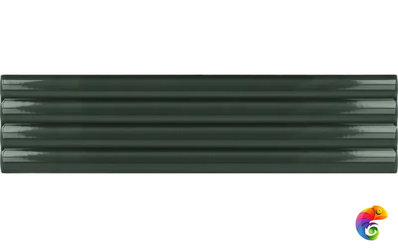 Плитка Equipe Costa Nova Laurel Onda Green Glossy 5x20 см