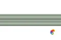 Harmony Керамическая плитка Rainbow Green 5x25 Matt