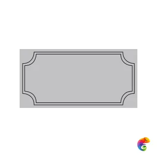 Керамическая плитка Etruria Design Art Deco Vectorframe B China Blue 1° Scelta 12,5x25