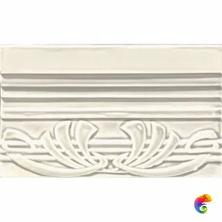 Бордюр Ceramiche Grazia Epoque Terminale Beige/Ivory Matt 12x20