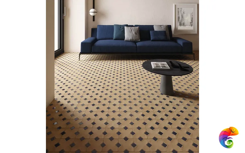 Equipe Керамогранитные вставки Kasbah Taco Black Hat 3,4х3,4х0,9