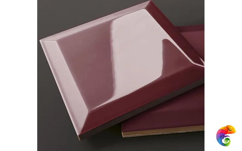 Керамическая плитка Etruria Design Victoria Diamantato Burgundy Lux 1° Scelta 7,5X7,5