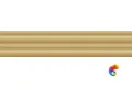 Harmony Керамическая плитка Rainbow Gold 5x25 Matt
