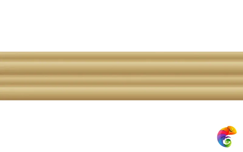 Harmony Керамическая плитка Rainbow Gold 5x25 Matt