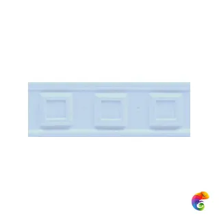 Вставка Ceramiche Grazia Boiserie Square Genziana 6,5x20