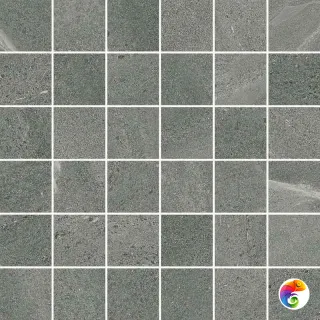 Керамогранит Italon Metropolis Mosaico Graphite Dark 30x30