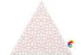 Керамическая плитка Petracers Triangolo Gipsy Rosa Su Bianco 17x17
