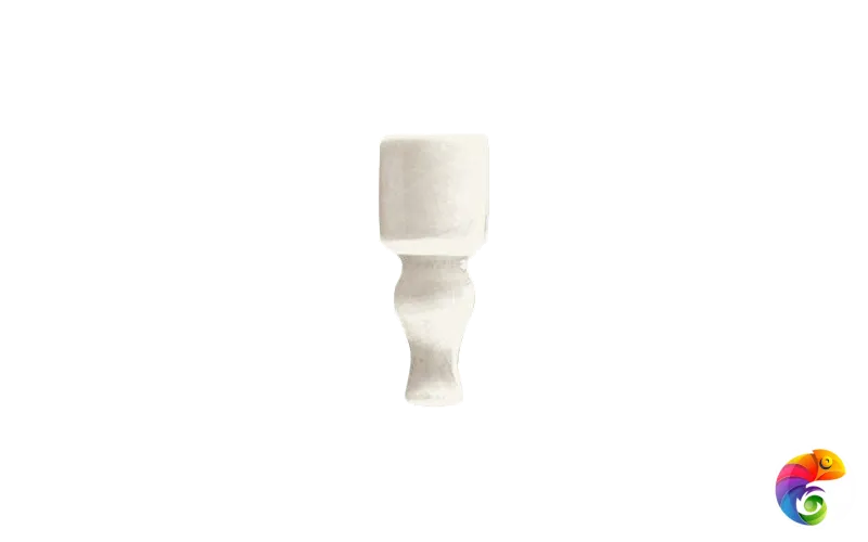 Вставка Ceramiche Grazia Epoque Angolo Finale Bianco Matt 2x6,5
