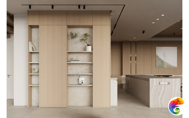 Керамогранит Provenza Unique Travertine Minimal  Cream Naturale 120x120x0,95