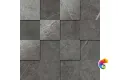 Керамогранит Италон Шарм Эво Антрачит Мозаика 3D Патинированный 30x30