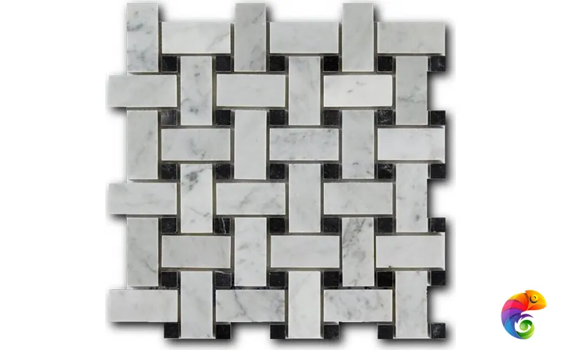 Мозаика ART NATURA Marble Mosaic Bianco Carrara орнамент 30,5x30,5