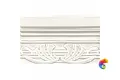 Бордюр Ceramiche Grazia Epoque Terminale Deco Bianco Matt 12x20
