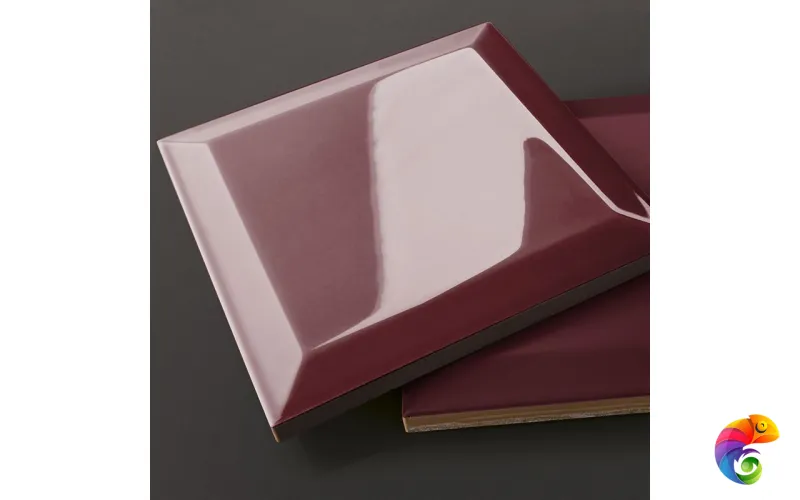 Керамическая плитка Etruria Design Victoria Diamantato Burgundy Lux 1° Scelta 7,5X7,5