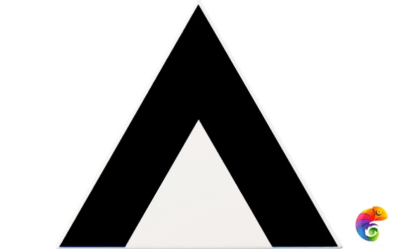 Керамическая плитка Petracers Triangolo Pinco Nero Su Bianco 17x17