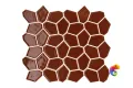 Italon Керамогранитная мозаика Avantgarde RUBY Mosaico Spectrum