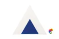 Керамическая плитка Petracers Triangolo Pallino Blu Su Bianco 17x17