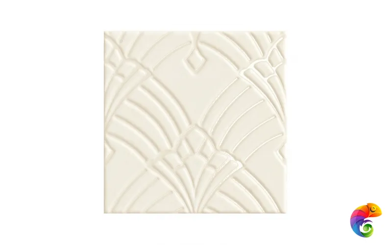 Керамическая плитка Petracers Grand Elegance Rubino Deco Avorio 20X20 Rilievo