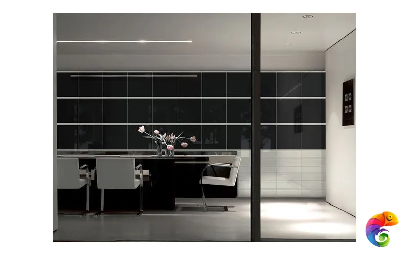 Керамическая плитка Ceramica Bardelli Bianco&Nero Nero Extra 20х20