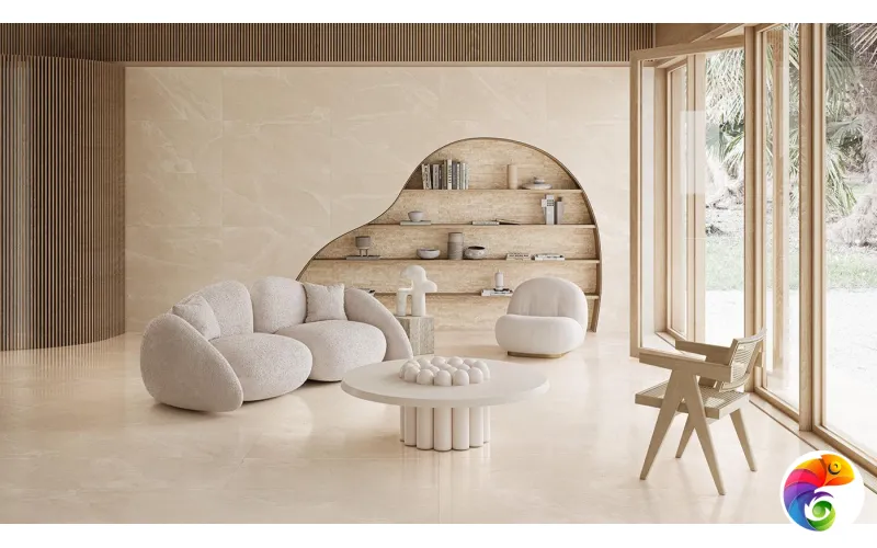 Керамогранит Provenza Salt Stone Sand Dust Rett 90x180cm 10mm