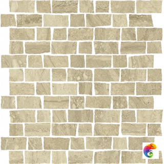 Italon Керамогранитная мозаика Charme Advance Mosaico Raw Travertino 30x30