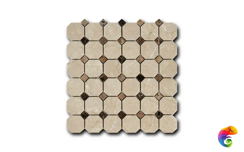 Мозаика ART NATURA Octagon Pattern MM Octagon-Bott+Dark 30,5x30,5