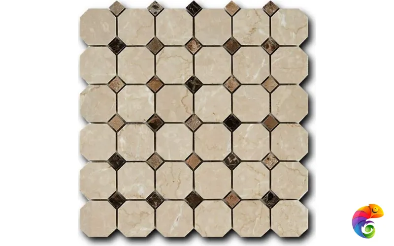 Мозаика ART NATURA Octagon Pattern MM Octagon-Bott+Dark 30,5x30,5