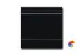 Керамическая плитка Ceramiche Grazia Black Zoccolo Luc 20x20